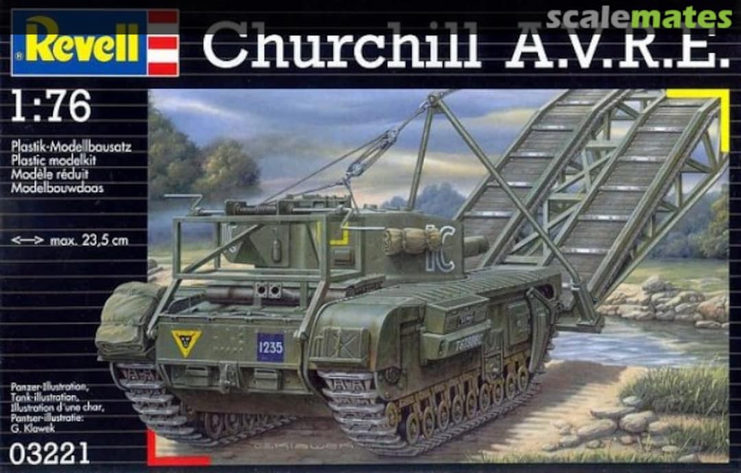 Boxart Churchill A.V.R.E. 03221 Revell