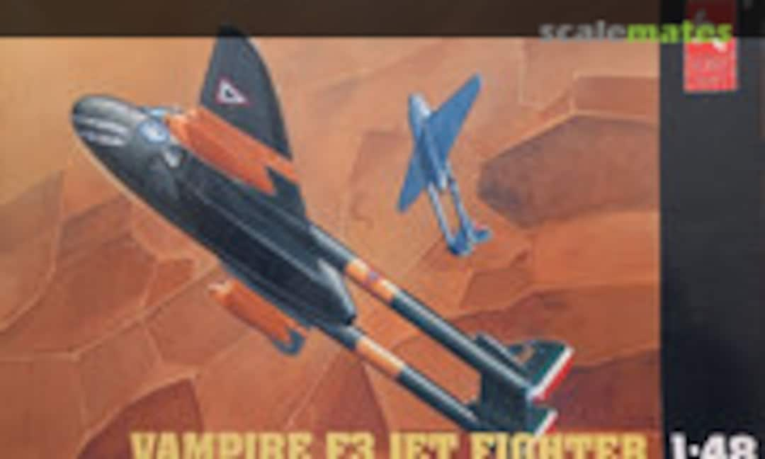 1:48 Vampire F.3 Jet Fighter (Hobbycraft HC1549)