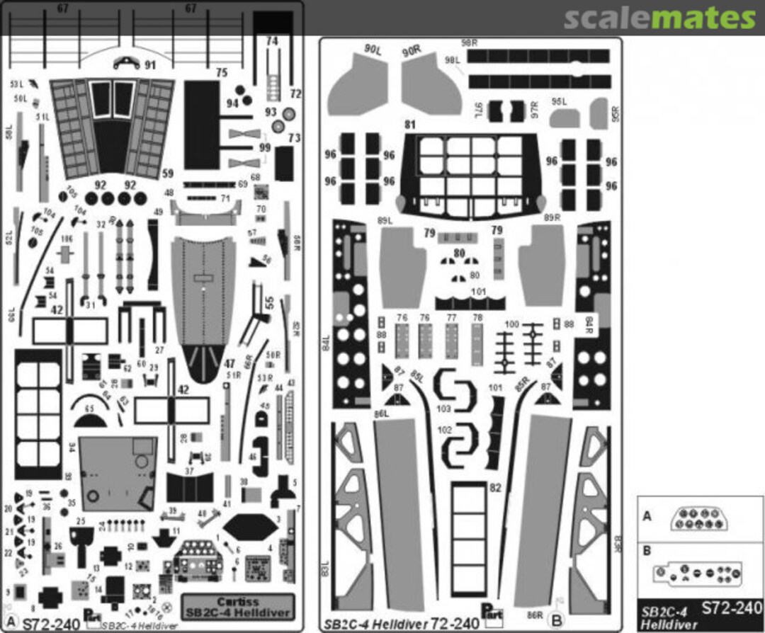 Boxart SB2C-4 Helldiver S72-240 Part