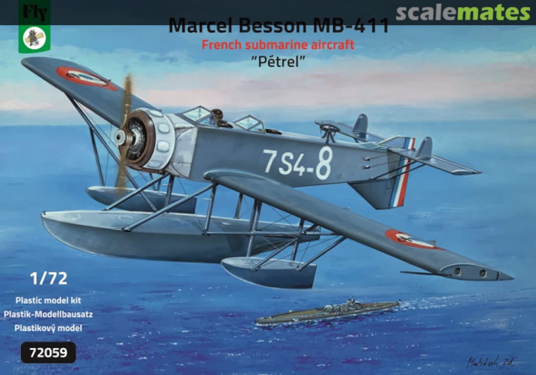 Boxart Marcel Besson MB-411 "Pétrel" 72059 Fly