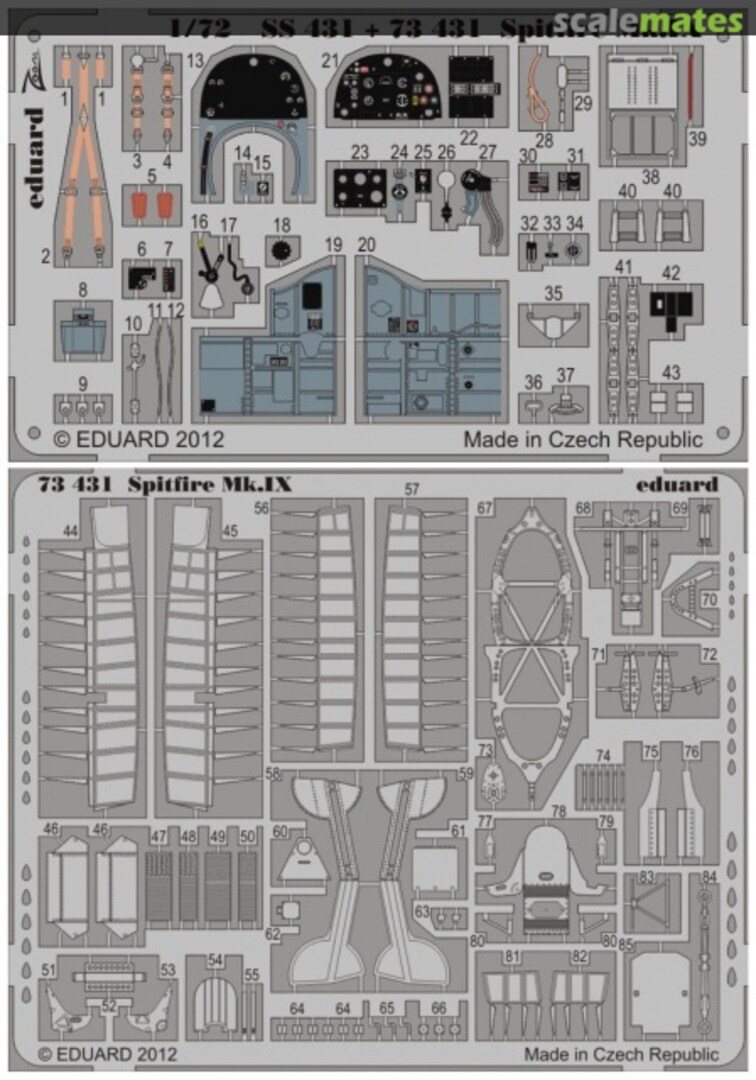 Boxart Spitfire Mk.IX 73431 Eduard