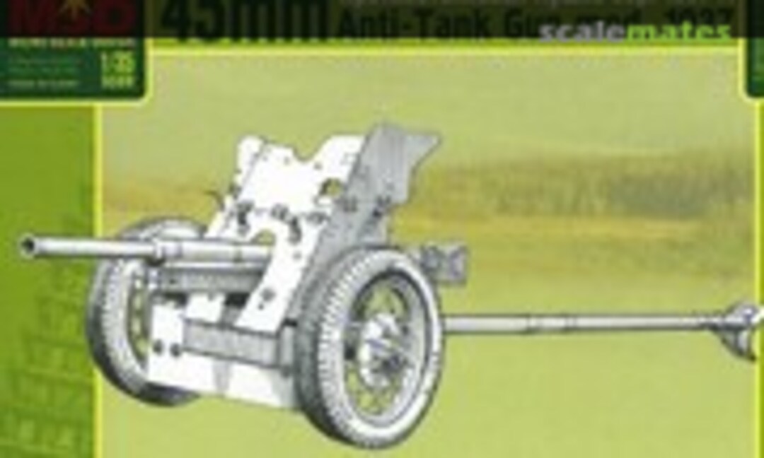 1:35 45mm Anti-tank Gun (MSD Micro Scale Design 35032)