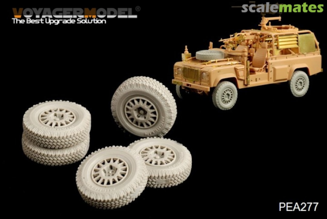 Boxart Modern Land Rover Weighted Road Wheels Type.2 PEA277 Voyager Model