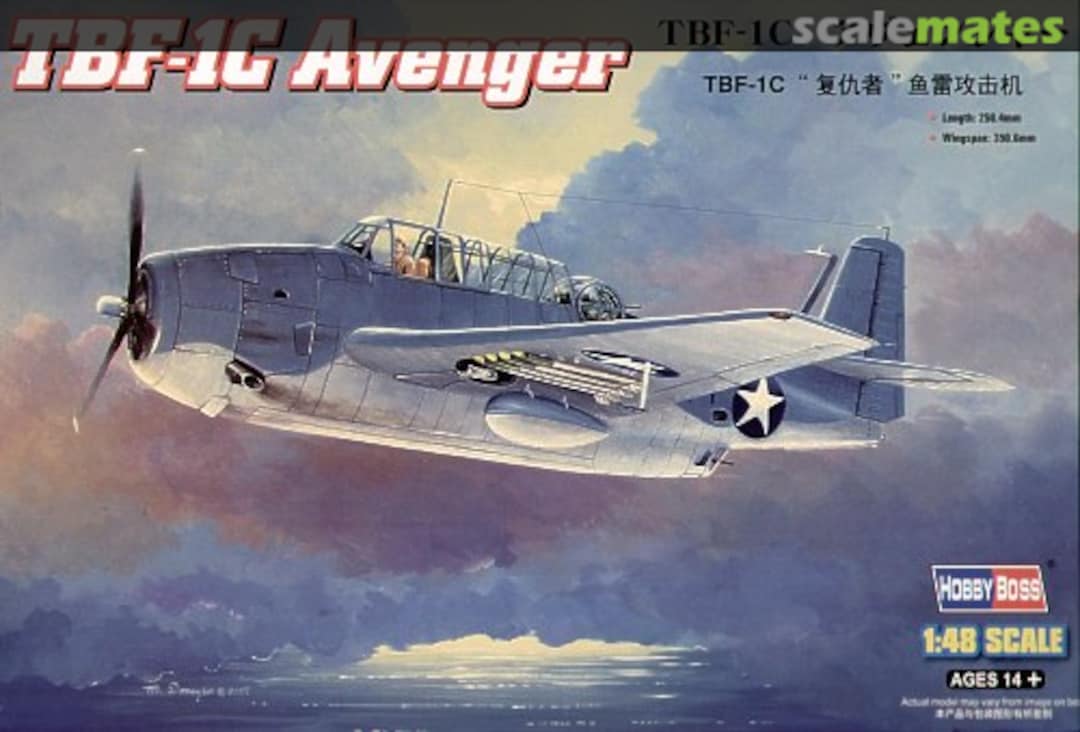 Boxart TBF-1C Avenger 80314 HobbyBoss