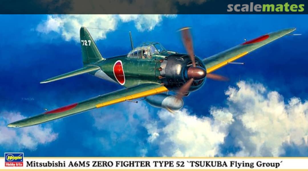 Boxart Mitsubishi A6M5 Zero Fighter Type 52 `Tsukuba Flying Group´ 09891 Hasegawa