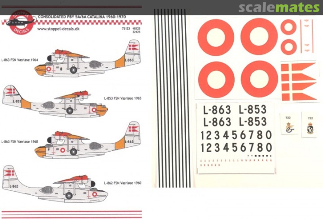 Boxart Consolidated PBY 5A/6A Catalina 072123 Stoppel Decals