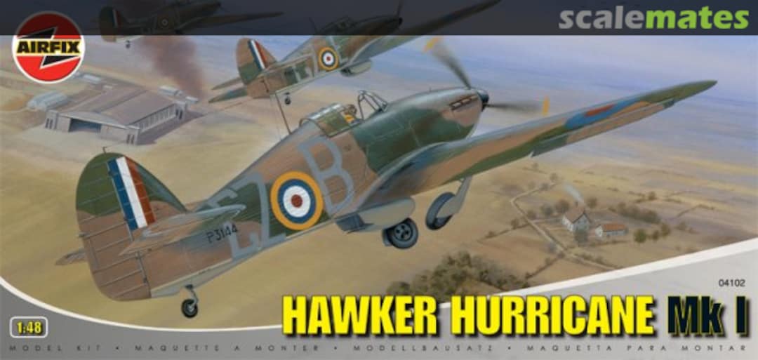 Boxart Hawker Hurricane Mk I 04102 Airfix