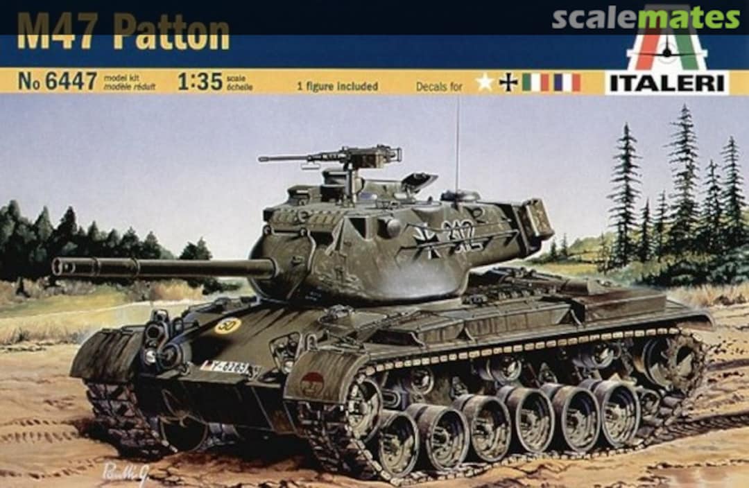 Boxart M47 'Patton' 6447 Italeri