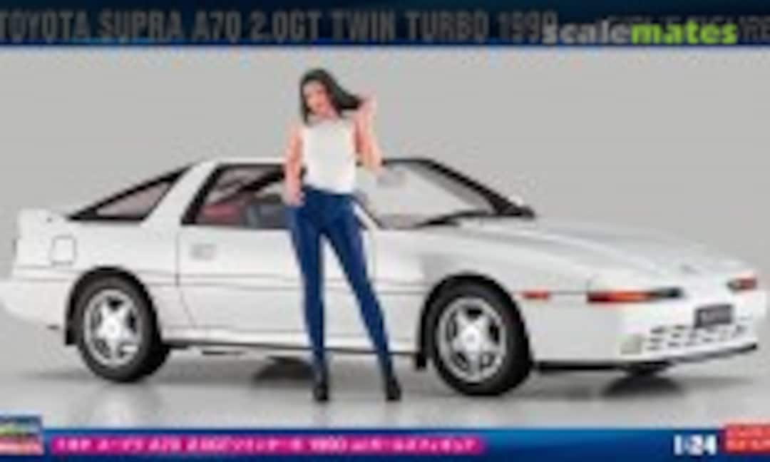 1:24 Toyota Supra A70 2.0GT Twin Turbo 1990 w/Girl's Figure (Hasegawa 52414)