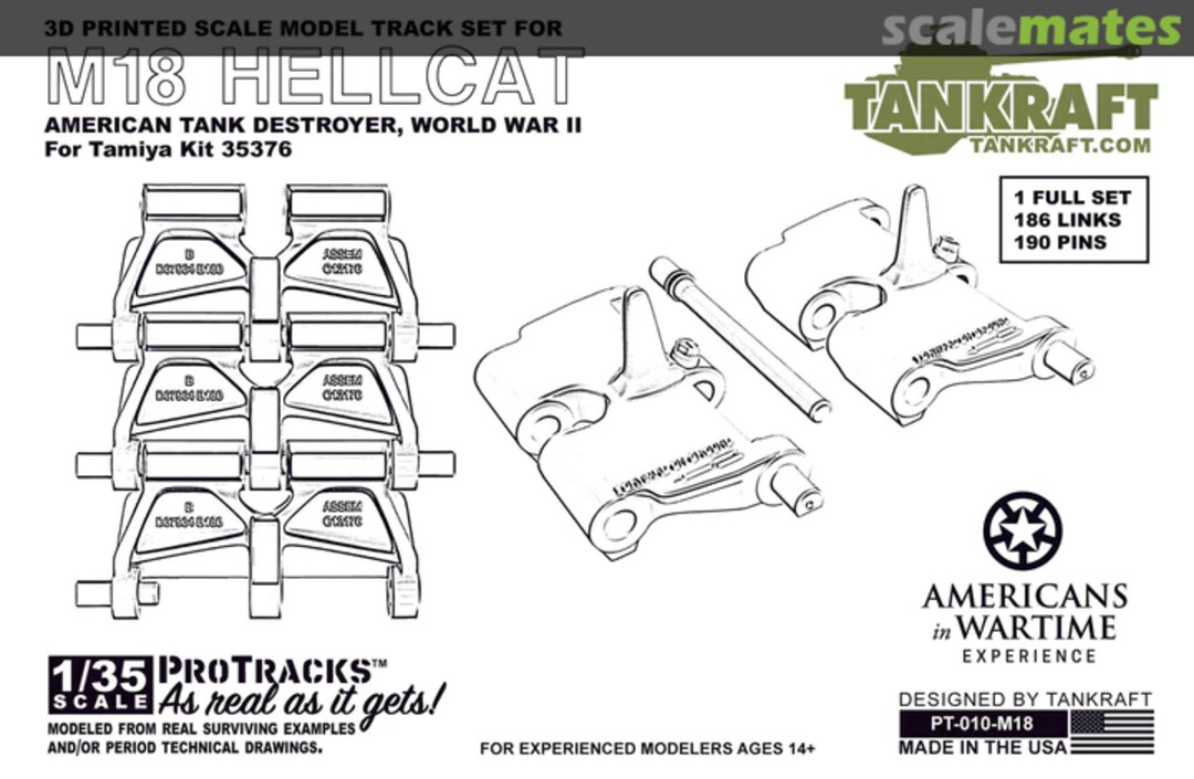 Boxart M18 Hellcat tracks PT-010-M18 Tankraft