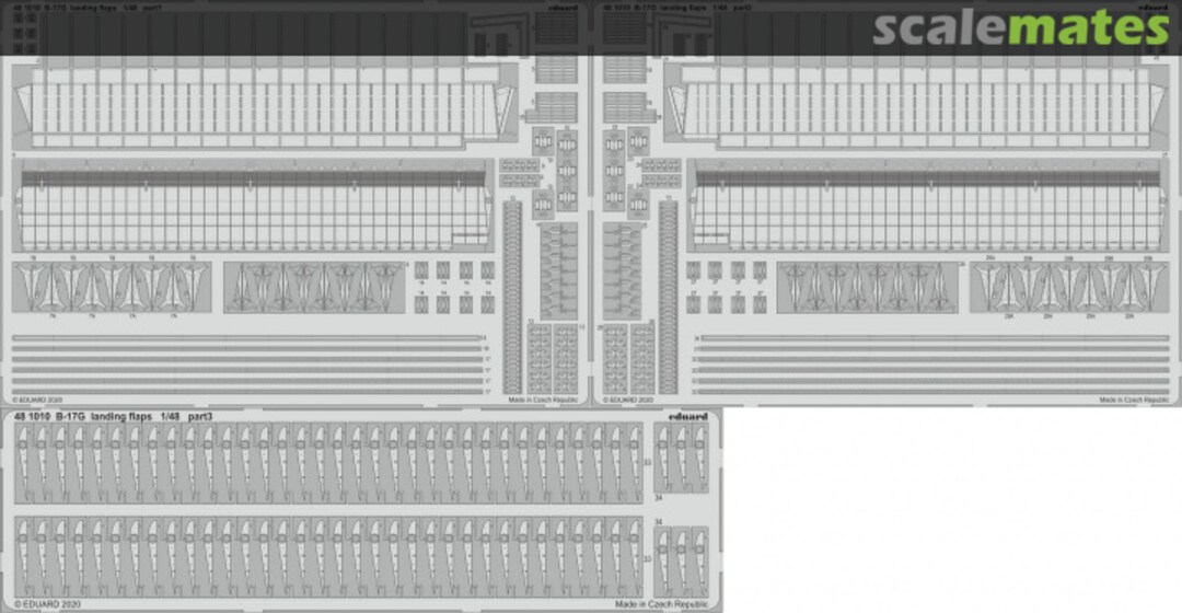 Boxart B-17G landing flaps 481010 Eduard