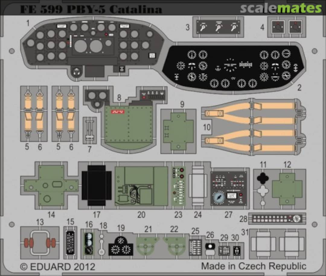 Boxart PBY-5 Catalina Interior FE599 Eduard