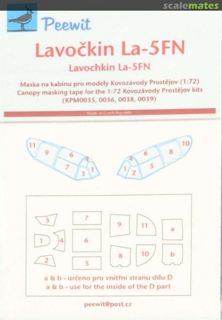 Boxart Lavochkin La-5FN M72040 Peewit