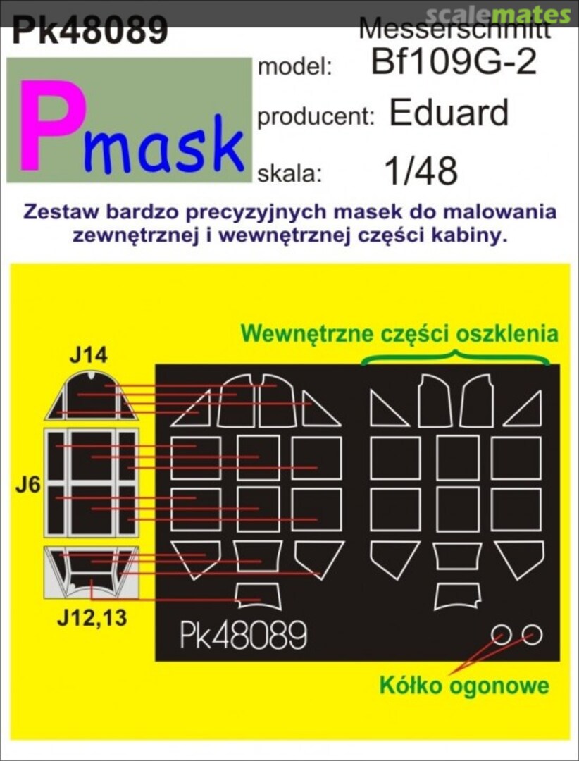 Boxart Messerschmitt Bf109G-2 PK48089 Pmask