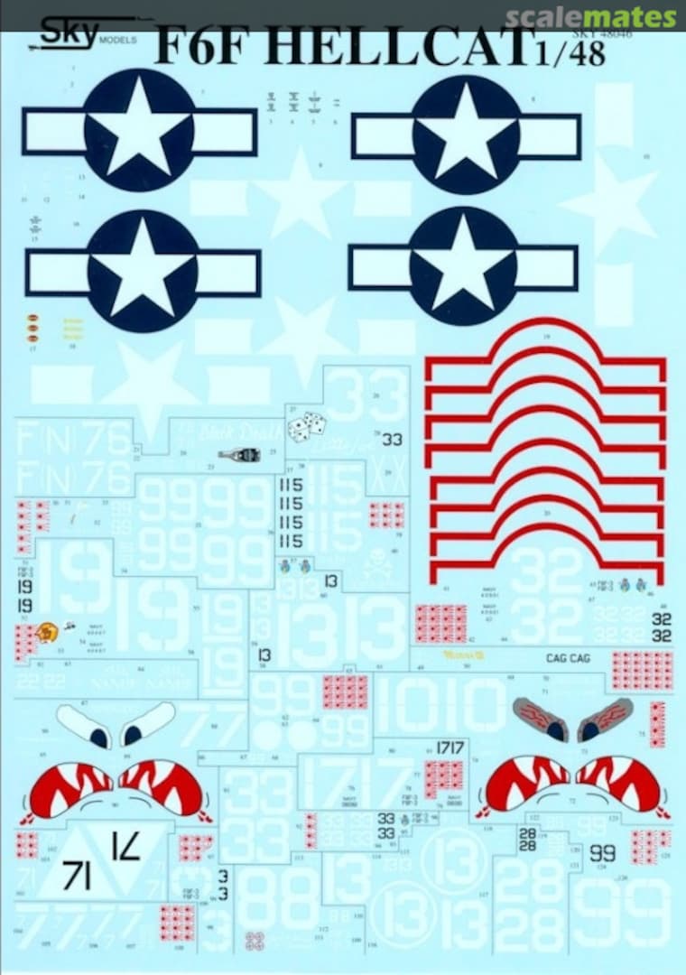 Boxart F6F Hellcat 48-046 Sky Models