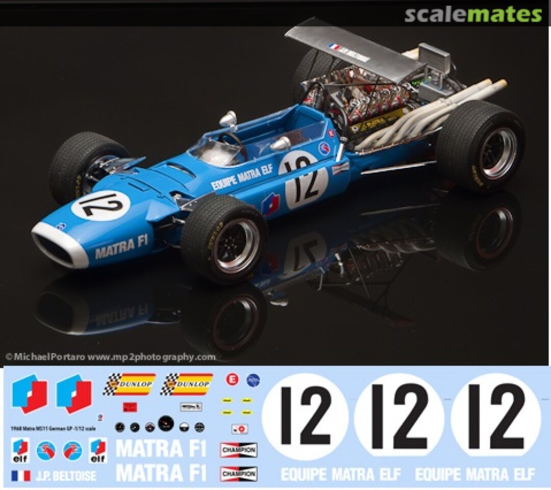 Boxart Matra MS11 "EQUIPE MATRA ELF"  Indycals