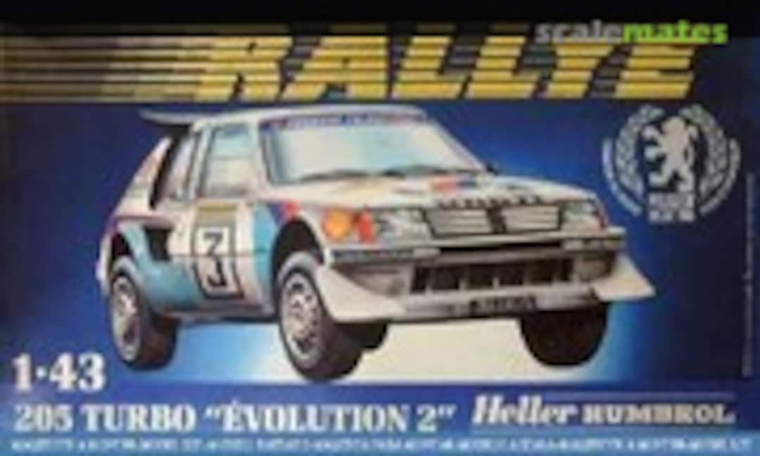 1:43 205 Turbo &quot;Evolution 2&quot; (Heller Humbrol 80145)