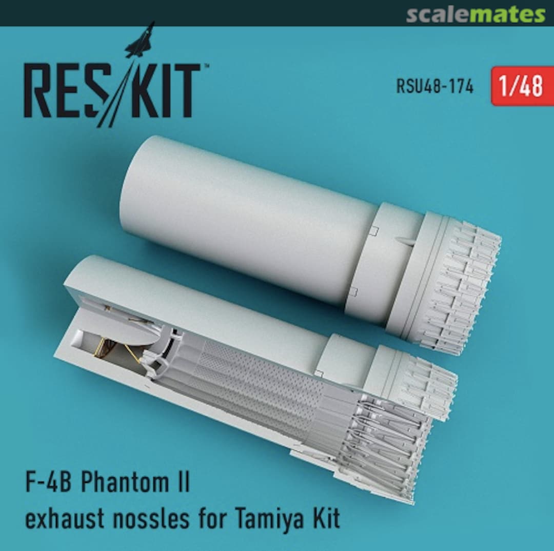 Boxart F-4B Phantom II exhaust nozzles RSU48-0174 ResKit