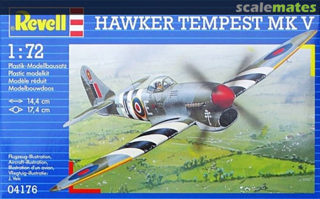 Boxart Hawker Tempest Mk V 04176 Revell