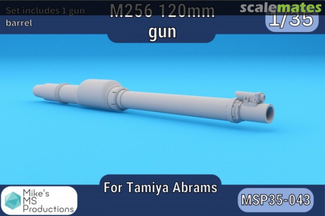 Boxart M256 120mm Gun Barrel MSP35-043 Mike's MS Productions