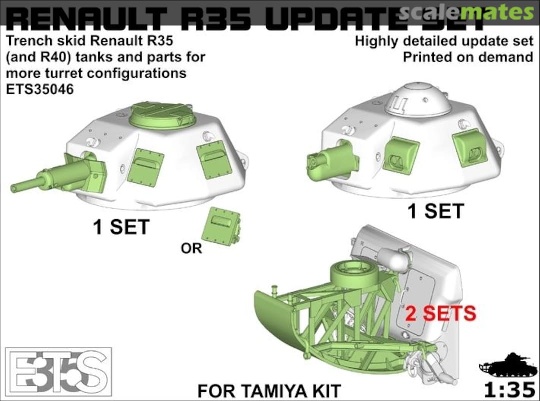 Boxart Renault R35 update set ETS35046 ETS35