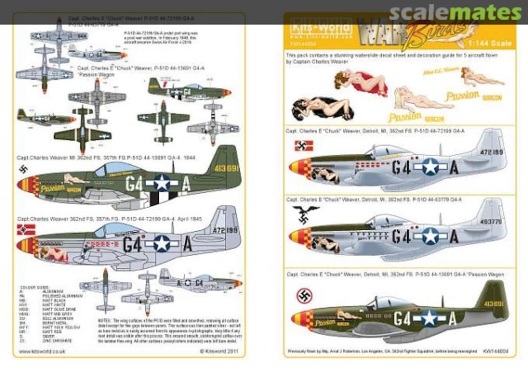 Boxart P-51 Mustang KW144004 Kits-World