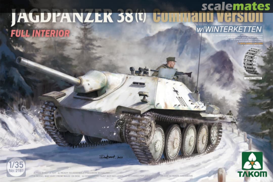 Boxart Jagdpanzer 38(t) Command Version 2181 Takom