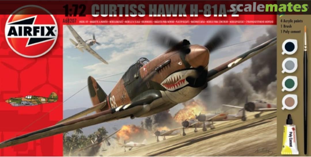 Boxart Curtiss Hawk H-81A-2 A68207 Airfix