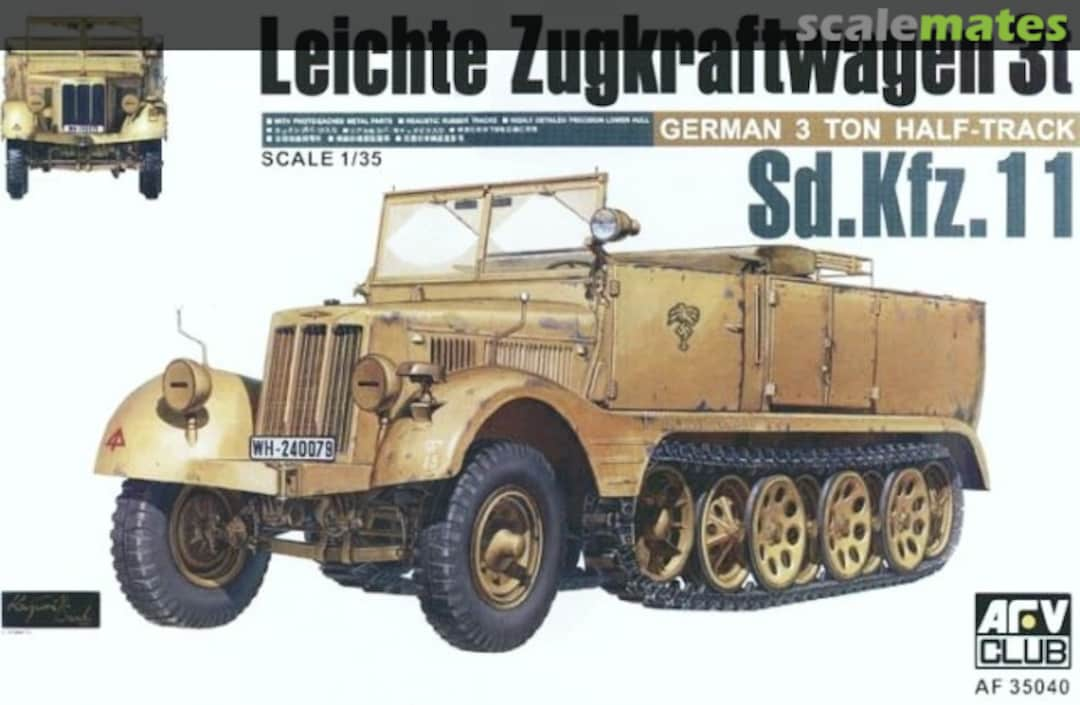 Boxart Leichte Zugkraftwagen 3t Sd.Kfz.11 AF35040 AFV Club