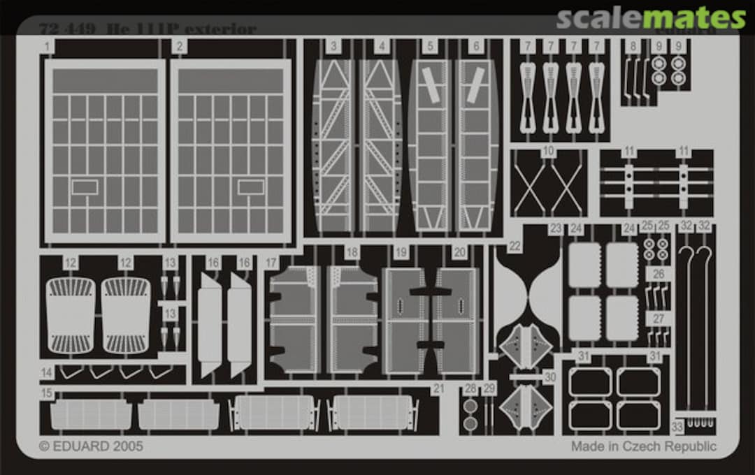 Boxart He 111P exterior 72449 Eduard