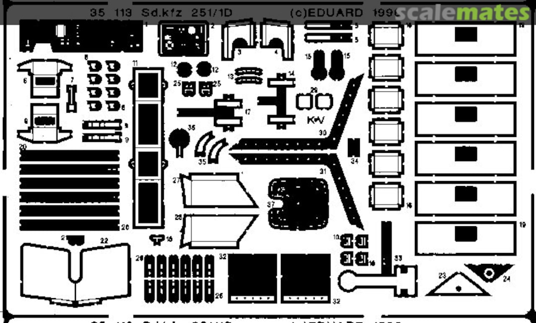 Boxart Sd.Kfz.251/1 Ausf.D 35113 Eduard