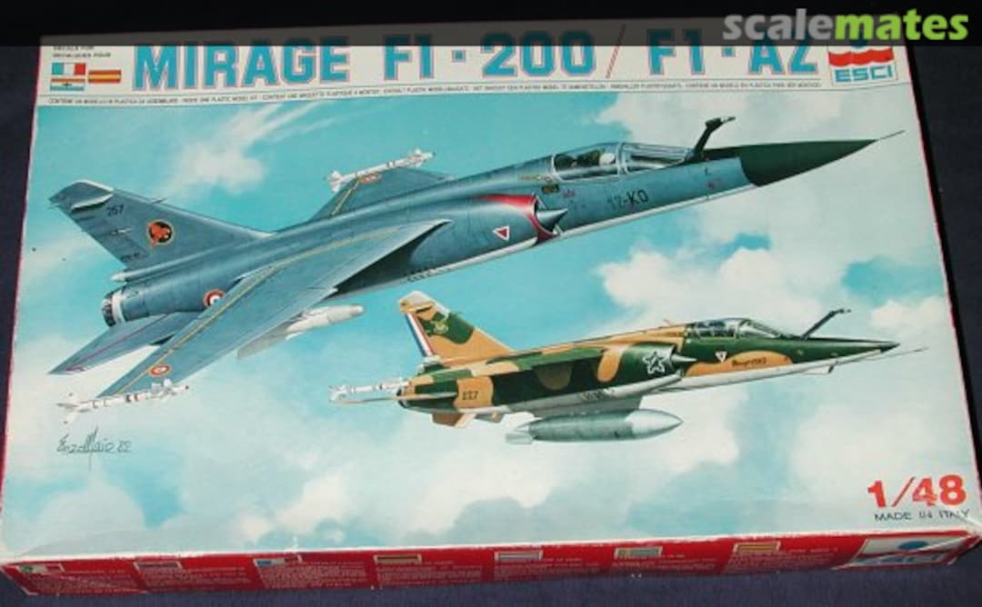 Boxart Dassault Mirage F.1-200/AZ 4069 ESCI