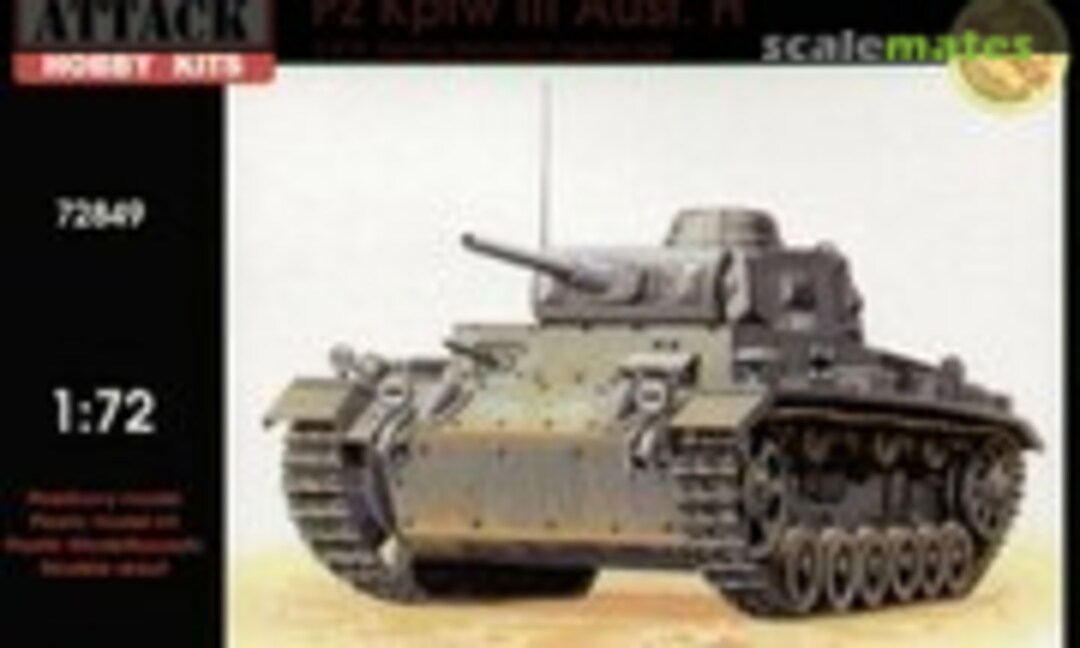 1:72 Pz Kpfw III Ausf. H (Attack Hobby Kits 72849)