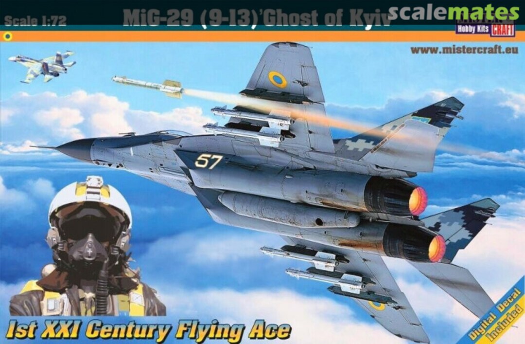 Boxart MiG-29 (9-13) 'Ghost of Kyiv' 041106 MisterCraft