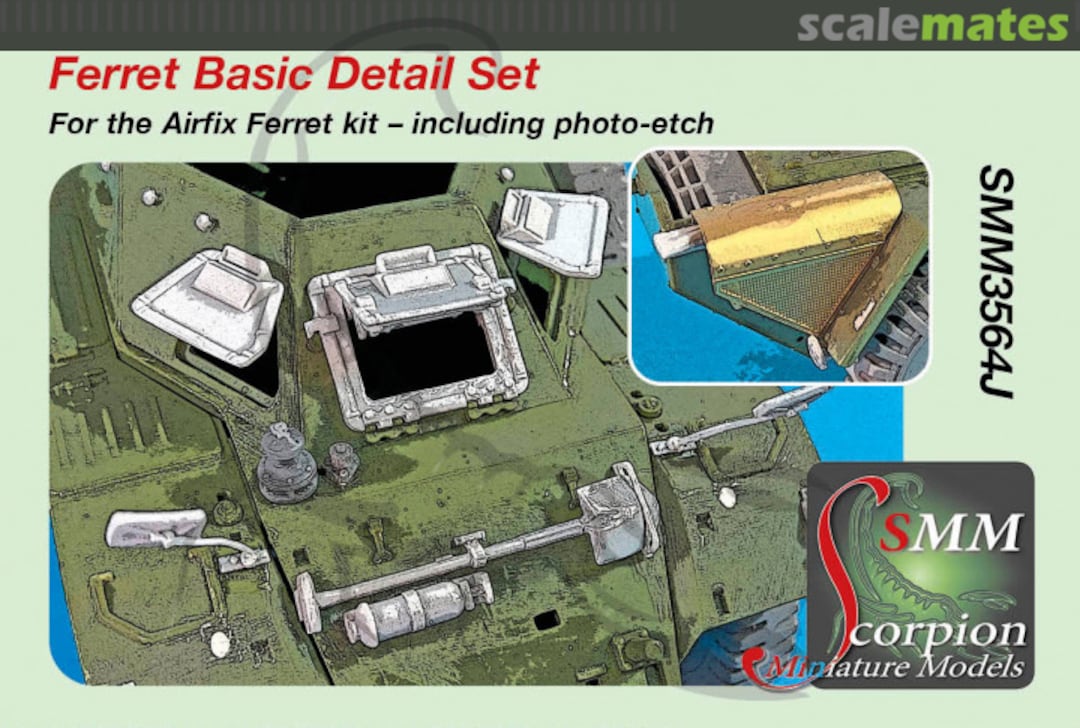 Boxart Ferret basic detail set SMM3564J Scorpion Miniature Models