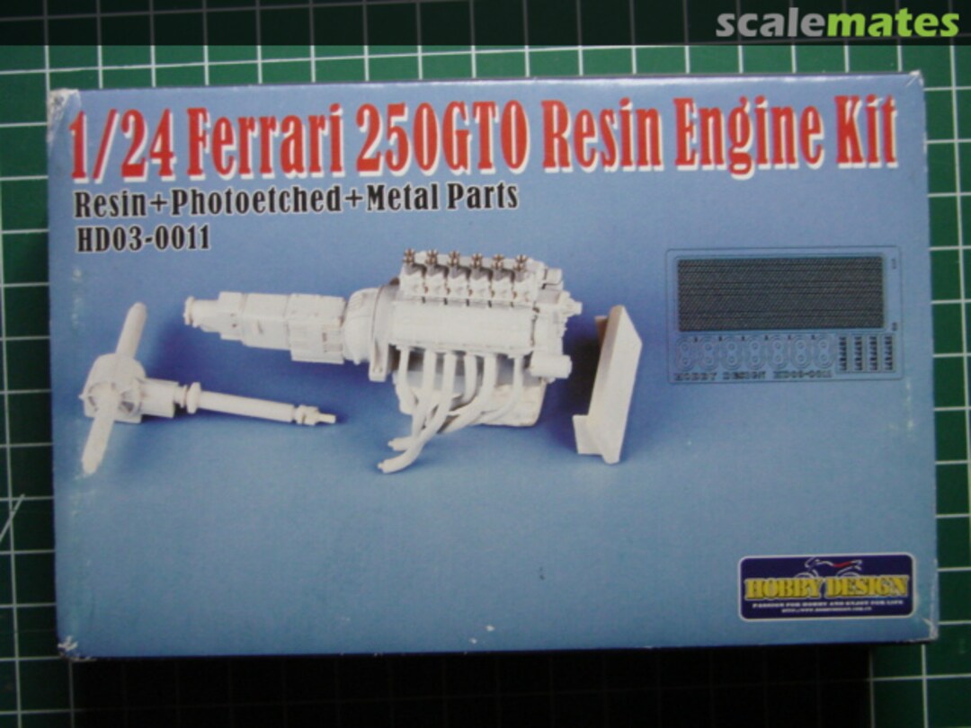 Boxart Ferrari 250 GTO Engine HD03-0011 Hobby Design