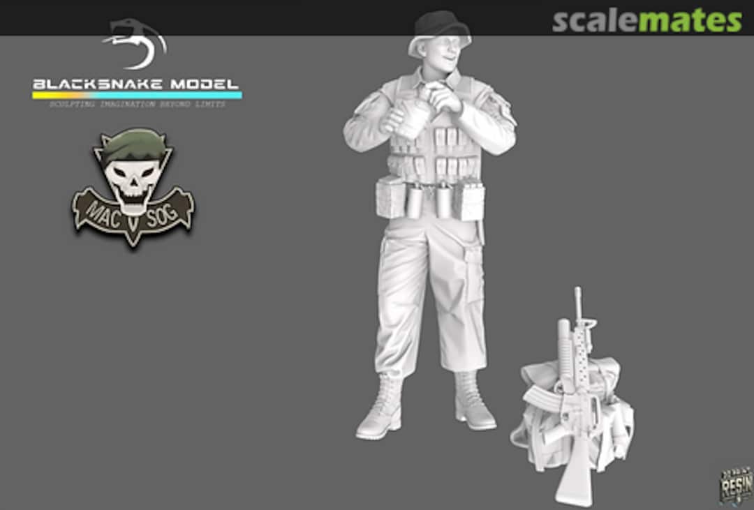 Boxart MACV SOG Soldier 10 SOG_10 BlackSnake Model Boxart MACV SOG Soldier 10 SOG_10 BlackSnake Model
