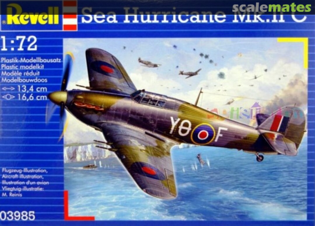 Boxart Sea Hurricane Mk.II C 03985 Revell