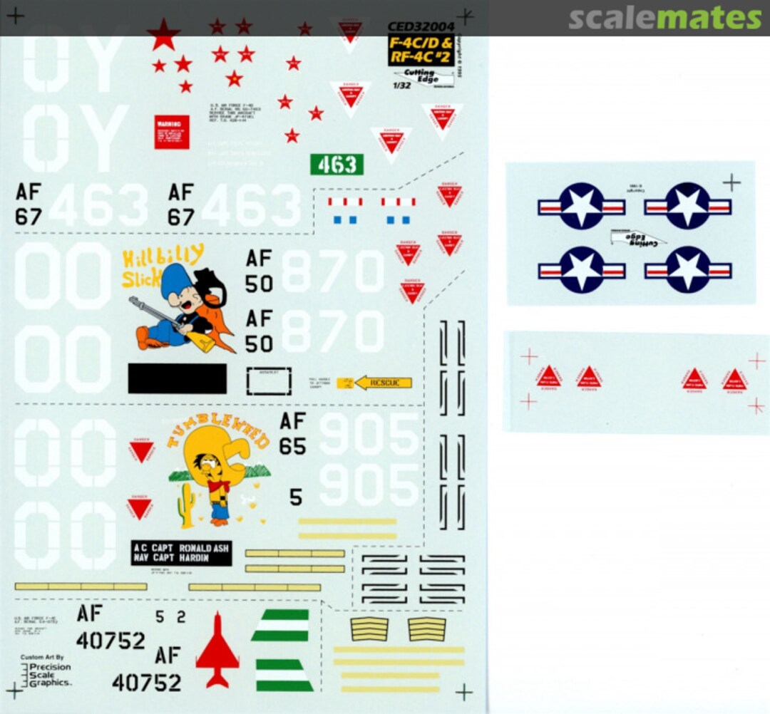 Boxart F-4C/Ds & RF-4Cs CED32004 Cutting Edge Modelworks