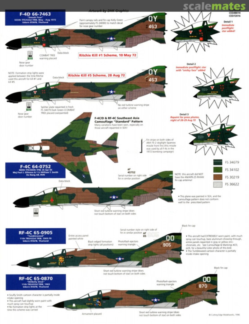 Contents F-4C/Ds & RF-4Cs CED32004 Cutting Edge Modelworks