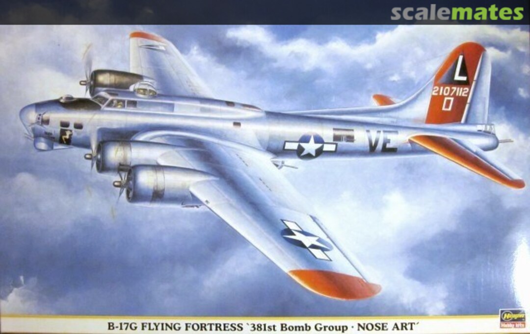 Boxart B-17G Flying Fortress '381st Bomb Group - Nose Art' 00068 Hasegawa