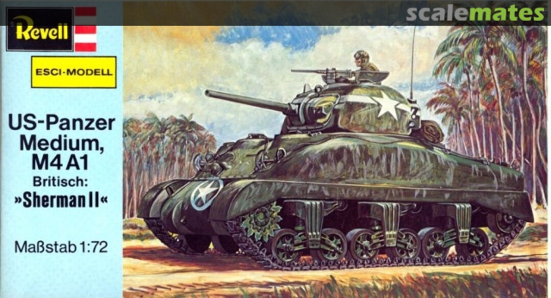 Boxart M4 A1 H2324 Revell/ESCI