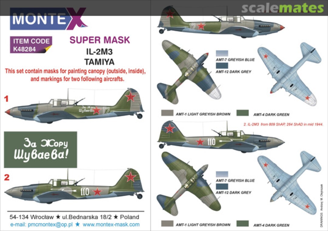 Boxart Il-2M3 K48284 Montex