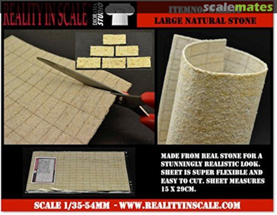 Boxart Real Stone Natural Stone Wall - Large Stones WALL015 Reality in Scale