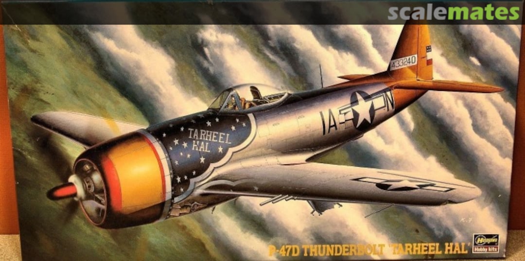 Boxart P-47D Thunderbolt 'Tarheel Hal' 09193 Hasegawa