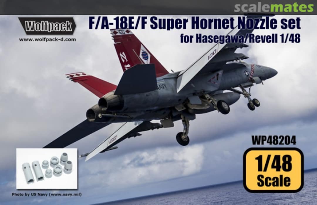 Boxart F/A-18E/F Super Hornet Engine Nozzle Set WP48204 Wolfpack