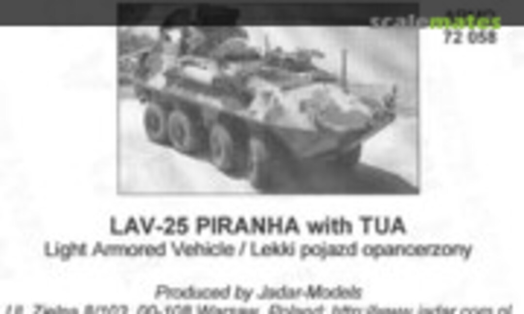 1:72 LAV-25 Piranha with TUA (Armo 72058)