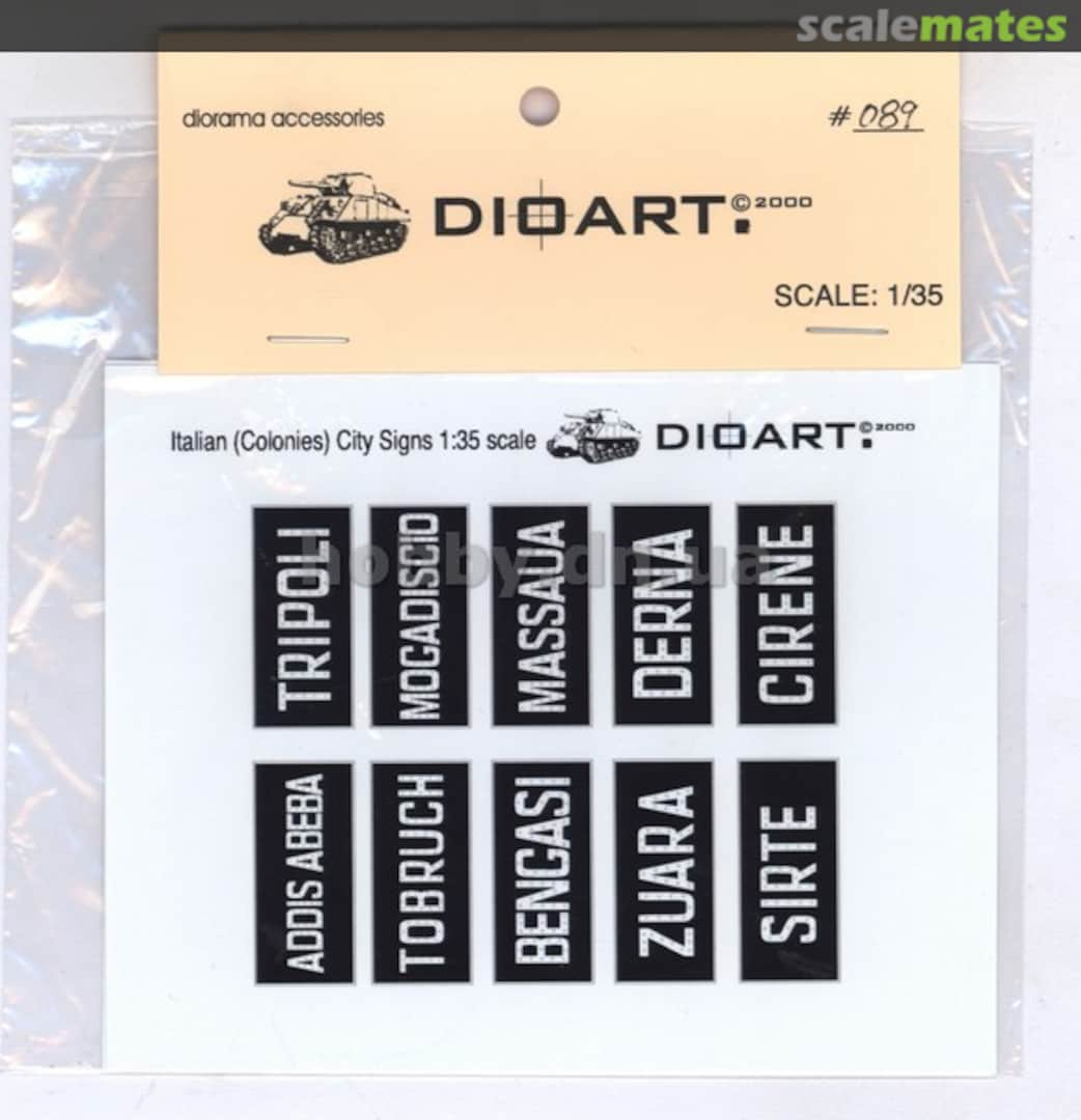 Boxart Italian (Colonies) City Signs 089 DioArt