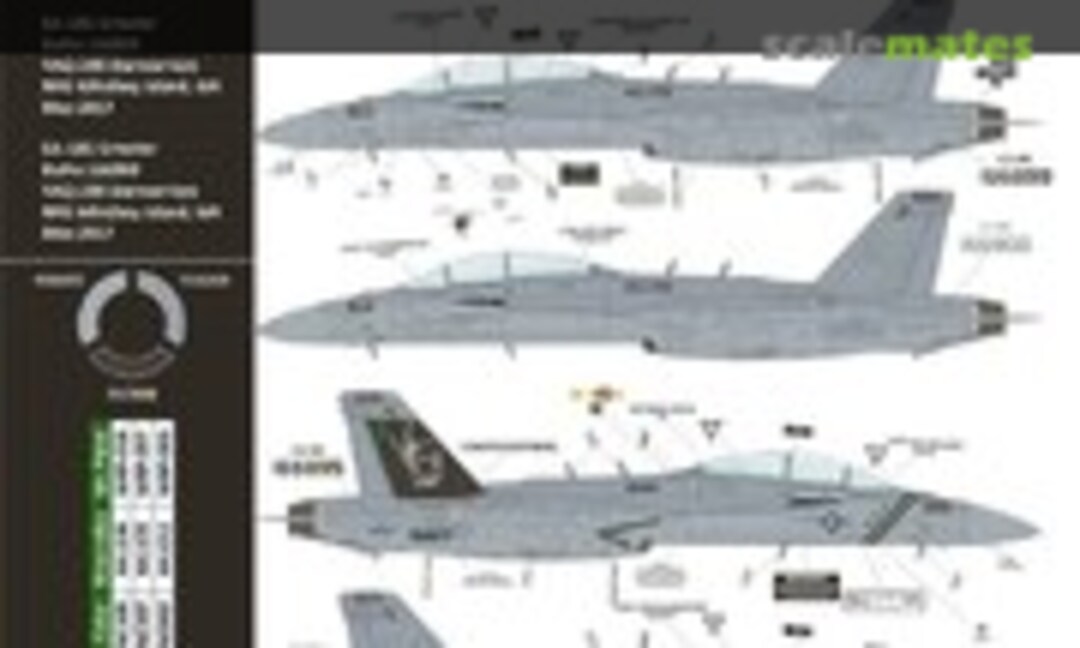 1:72 EA-18G &quot;Pew Pew&quot; Growlers (TwoBobs Aviation Graphics 72-108)