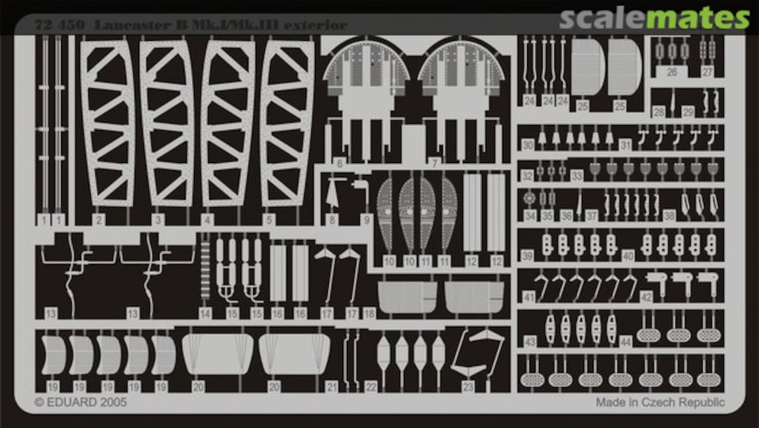 Boxart Lancaster B Mk.I/Mk.III exterior 72450 Eduard